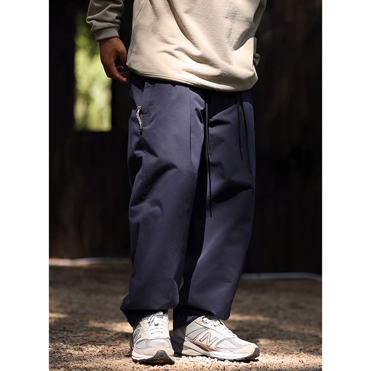 ★LOOSE TIGHT WAIST DRAWSTRING CASUAL PANTS　　　A0734
