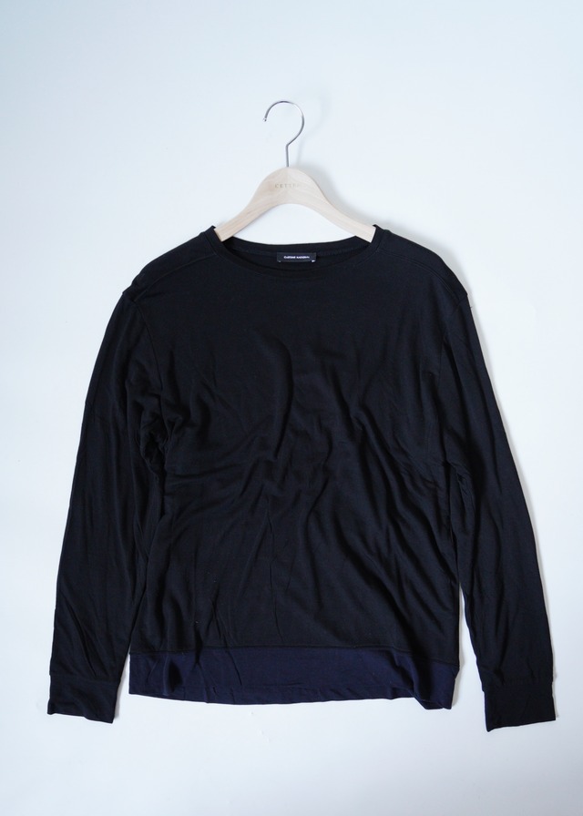 Y's for men 04AW pattern collar wool long cardigan