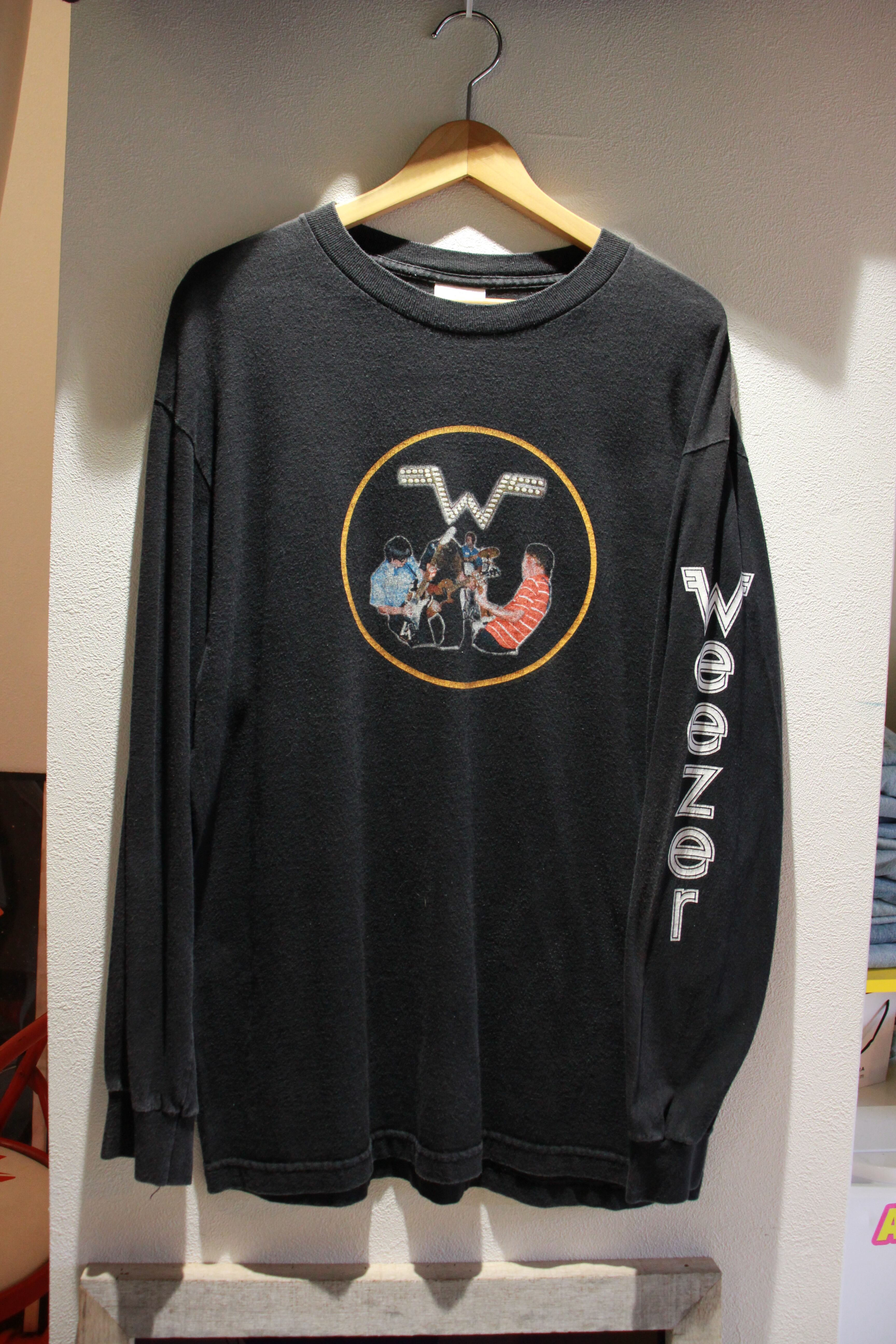 vintage 00’s weezer L/S tee size L | AMMMY MADE COLORZET