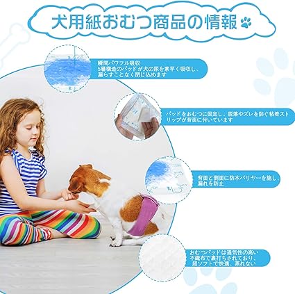 犬用おむつライナー 150枚入 高吸収性能 ずれない 犬 オムツ 男の子