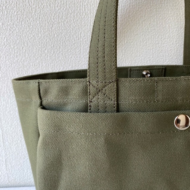【全9色】「ふっくらトート」小サイズ／倉敷帆布 8号帆布【受注制作】