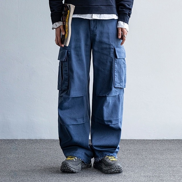 Multi-Pocket Wide Cargo Pant [2206]