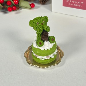 チョコクマカロンのオブジェ
