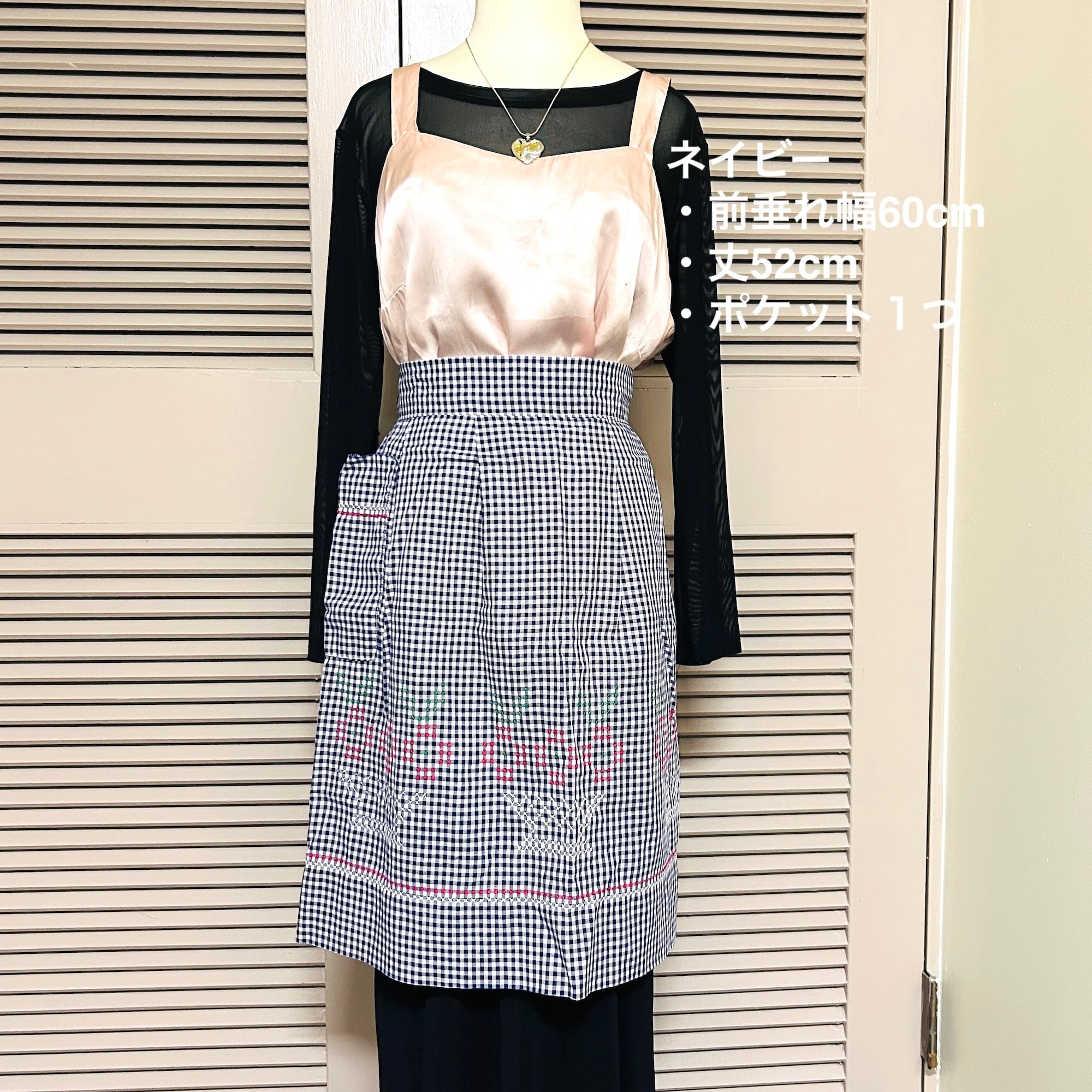 vintage ギンガムチェックエプロン（8色バラ売り） | Milo Antiques
