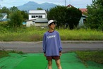 THE NORTH FACE（ノースフェイス）レイバックライドティー　バハブルー×ディープバーガンディ
