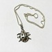 Vintage 925 Silver Ladybug Pendant Necklace