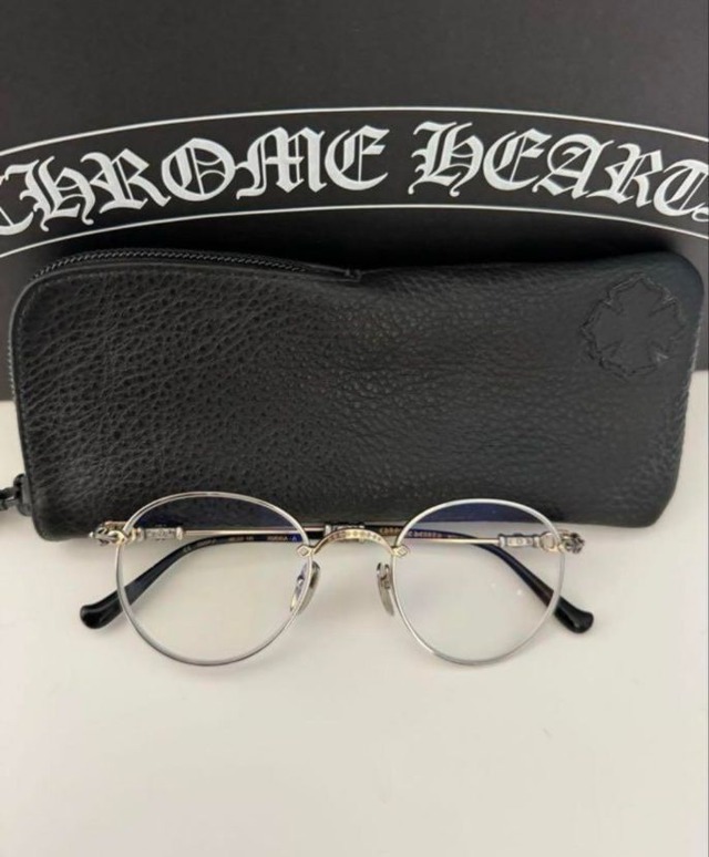 CHROME HEARTS クロムハーツ アリゲーター ジュディ クロスボタン 