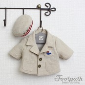 Vsb-1016 Beige jacket sailorhat set