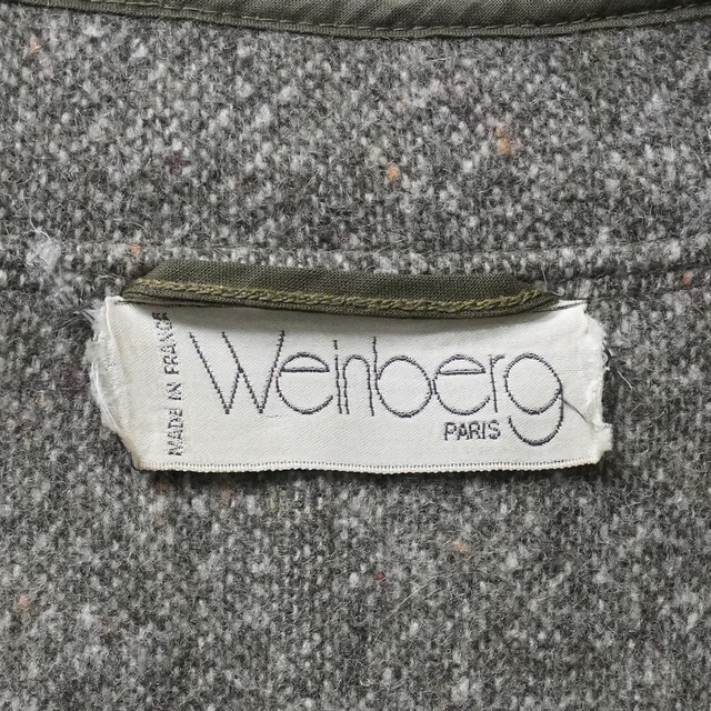 【MADE IN FRANCE】WEINBERG ミリタリースタイルニットジャケット