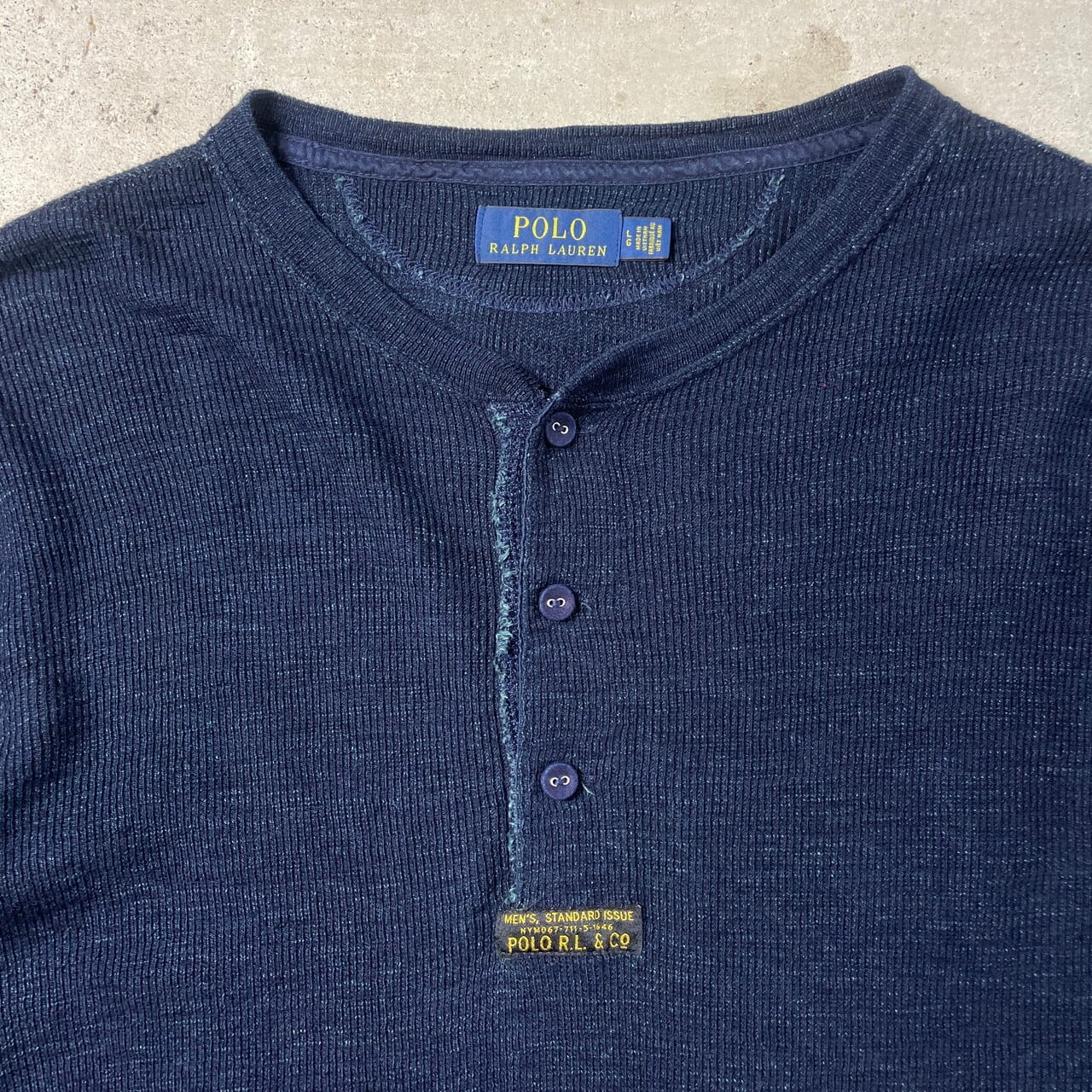 POLO RALPH LAUREN ラルフローレン ヘンリーネック サーマルロングT