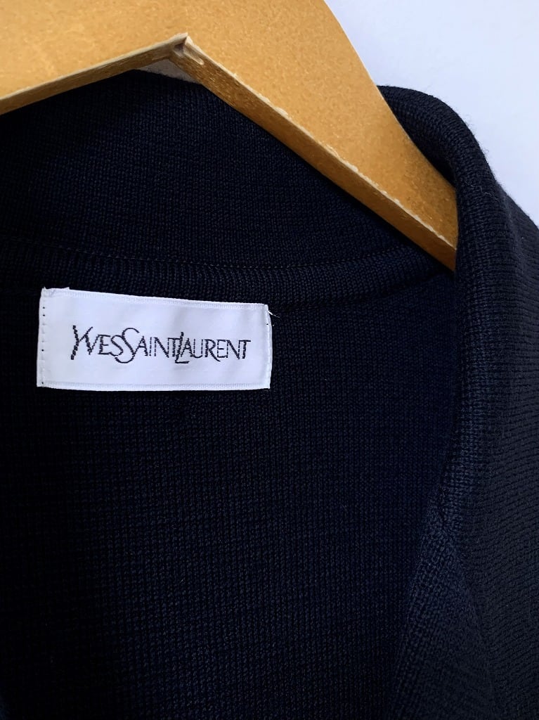 1990's Design Double Breasted Knit Jacket "YVES SAINT LAURENT"