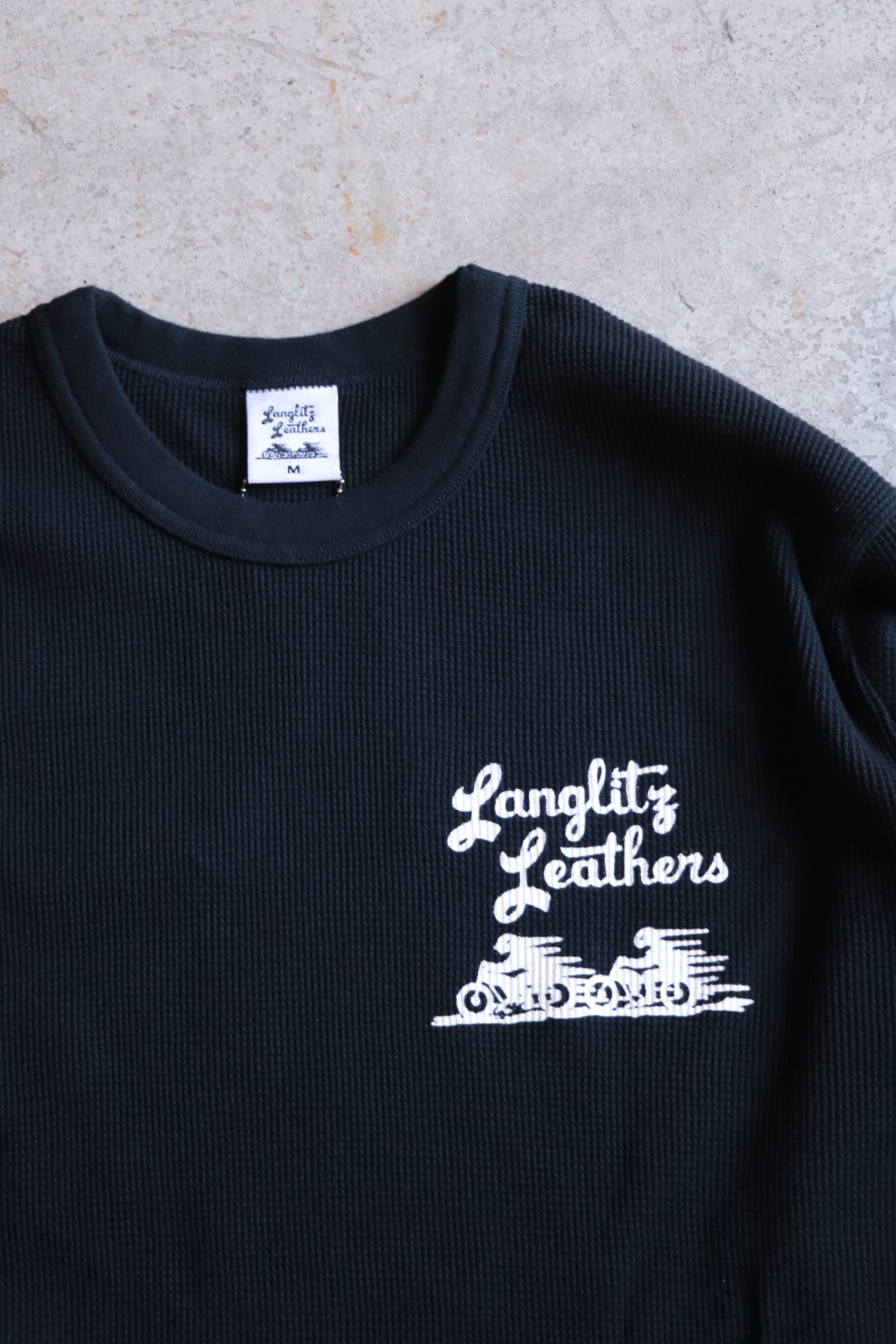 Langlitz Leathers/ラングリッツレザーズ Waffle Long Sleeve T-shirt Langlitz Leathers/ラングリッツレザーズ Waffle Long Sleeve T-shirt