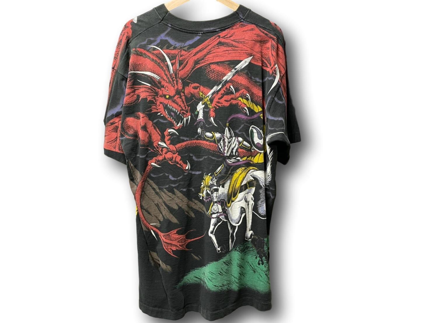 1993 LIQUID BLUE DRAGON&KNIGHT TEE XL | BRAND BUYERS OSAKA