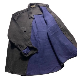 Y’s for men brown wool shirt