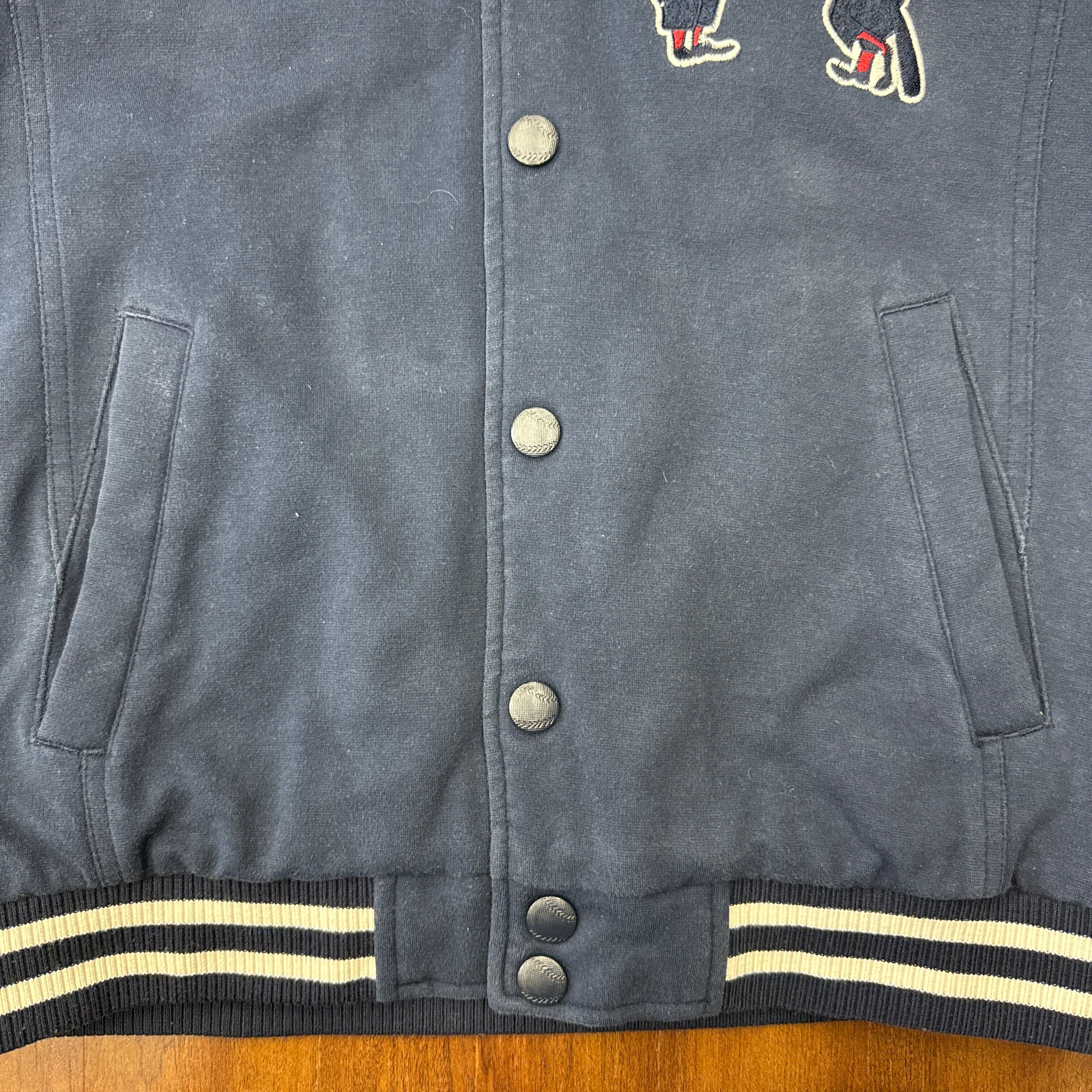 2323 MLB スタジャン ネイビー Lサイズ | SOLDI