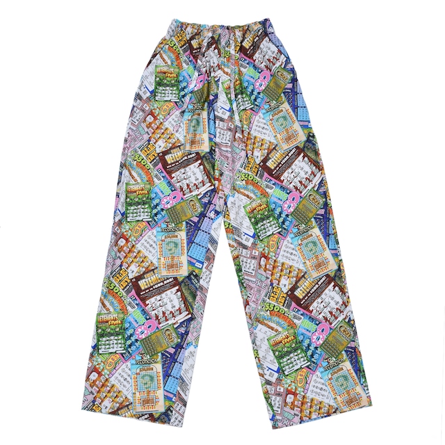 【VETEMENTS】LOTTERY FLUID JERSEY PANTS(MULTI)