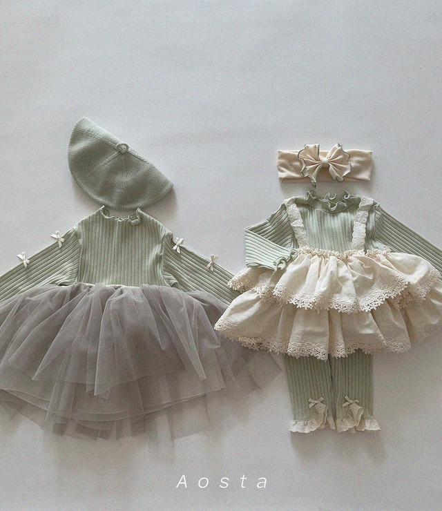 〘即納〙Aosta / Lace Tiered Blouse