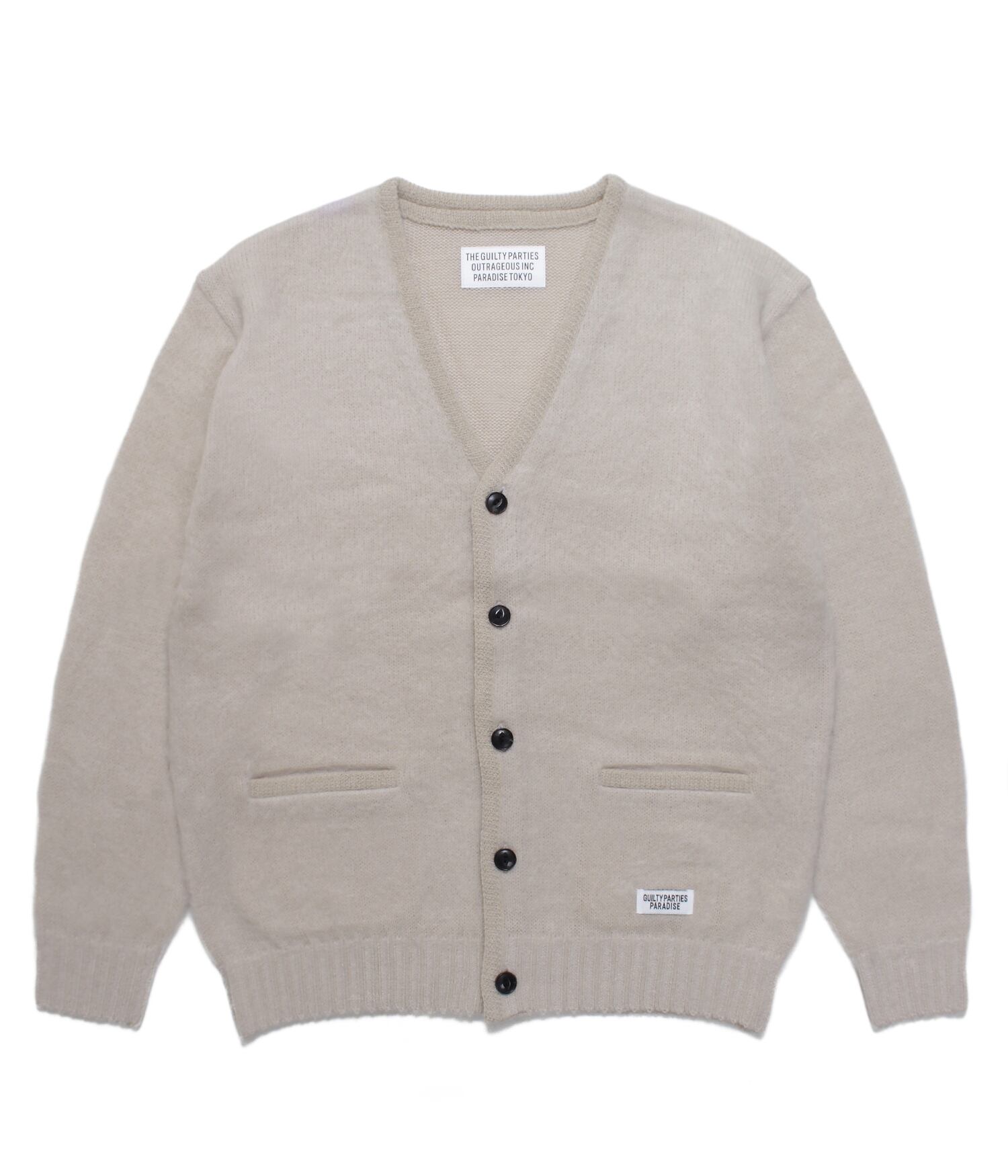 WACKO MARIA PREMIUM MOHAIR KNIT CARDIGAN | AGEO BASE 