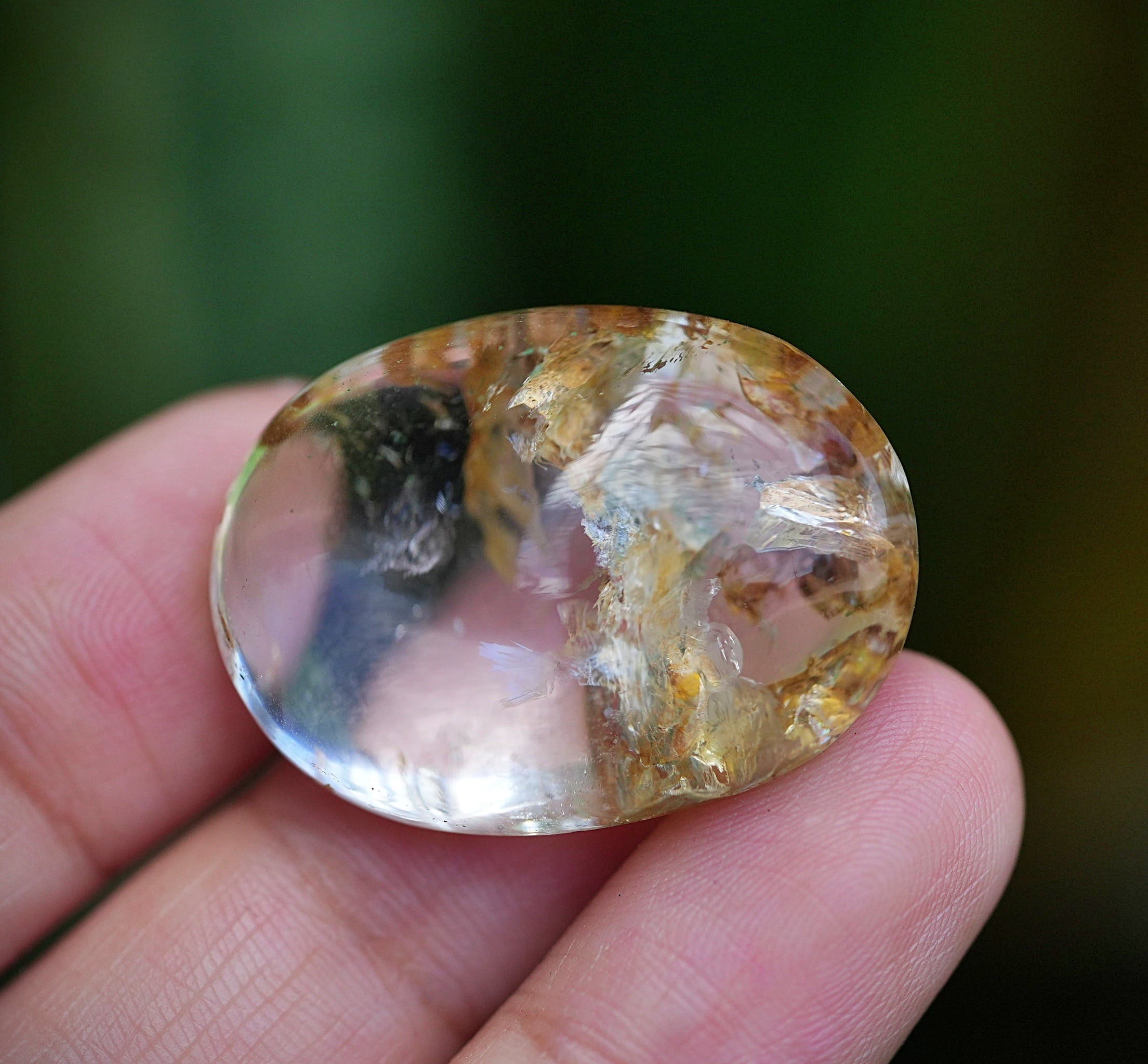 ⭐︎【極上品】天然 ガーデン クォーツ 置物 152g ⭐︎【極上品】天然 グリーン ガーデン クォーツ 置物 71mm