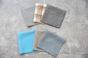 リネンハンカチ（日本縫製）