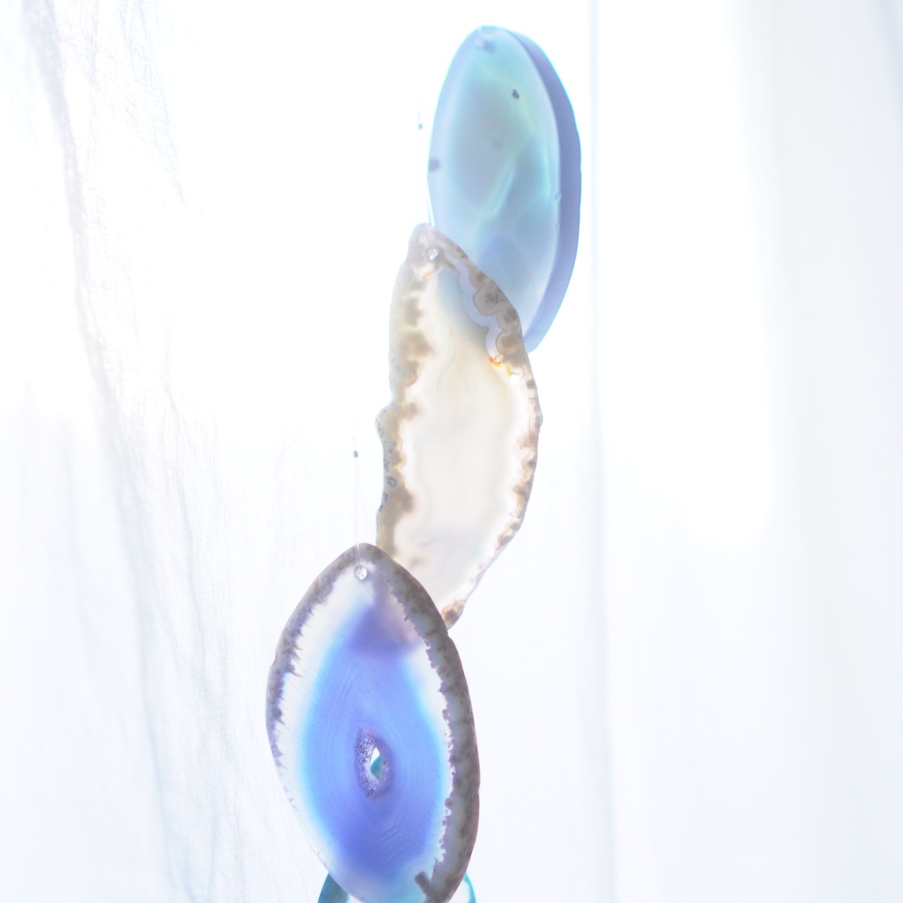 Deep Sea 02 - アゲートヒーリングチャイム / Agate Sun Catcher Wind Chime 345