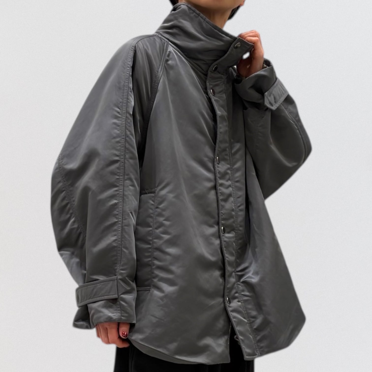 cafune stand collar padded jacket | PAY ID