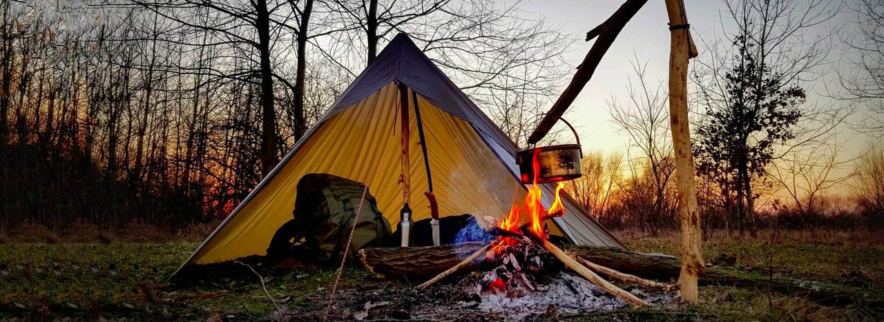 BUSHMEN ブッシュメン Hammock-CAMO with carabiners ハンモック 軽量 パラシュート