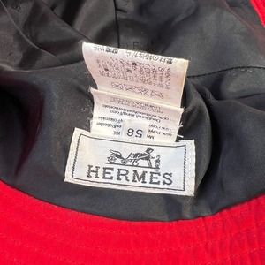 【最終処分SALE】HERMES エルメス    帽子 ブラック A-8506