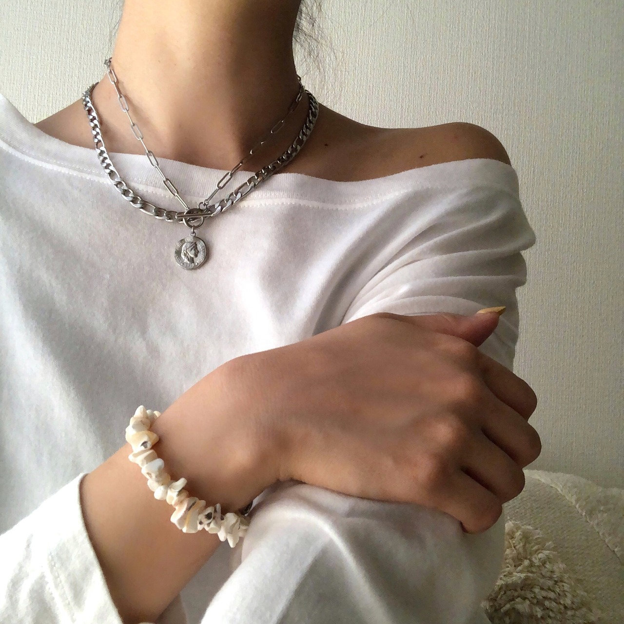 コイン　マンテルネックレス ［SSN013］