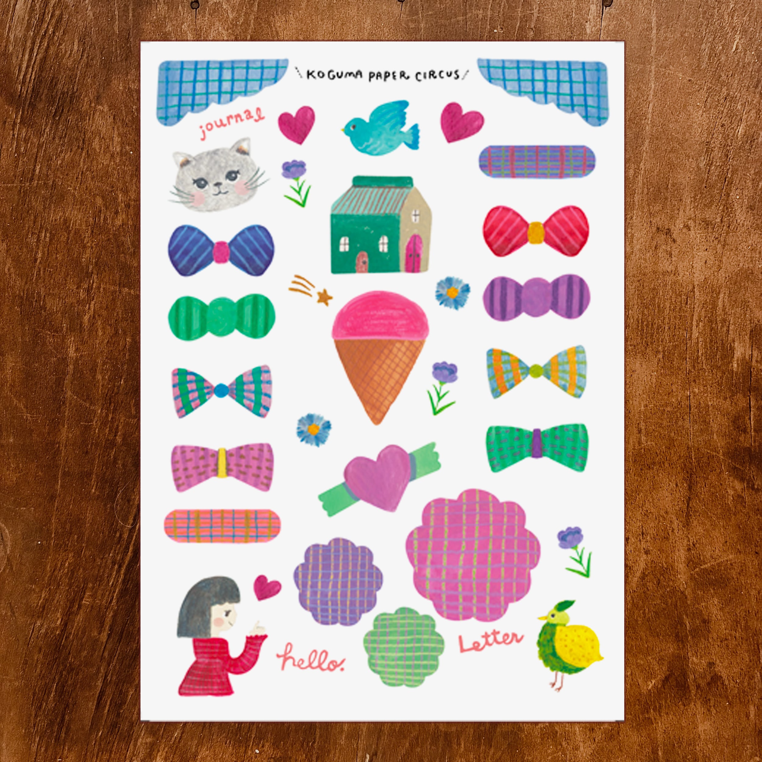 8/1(土)21:00より販売【A5シールシート】リボンマーケット - Ribbon Market -