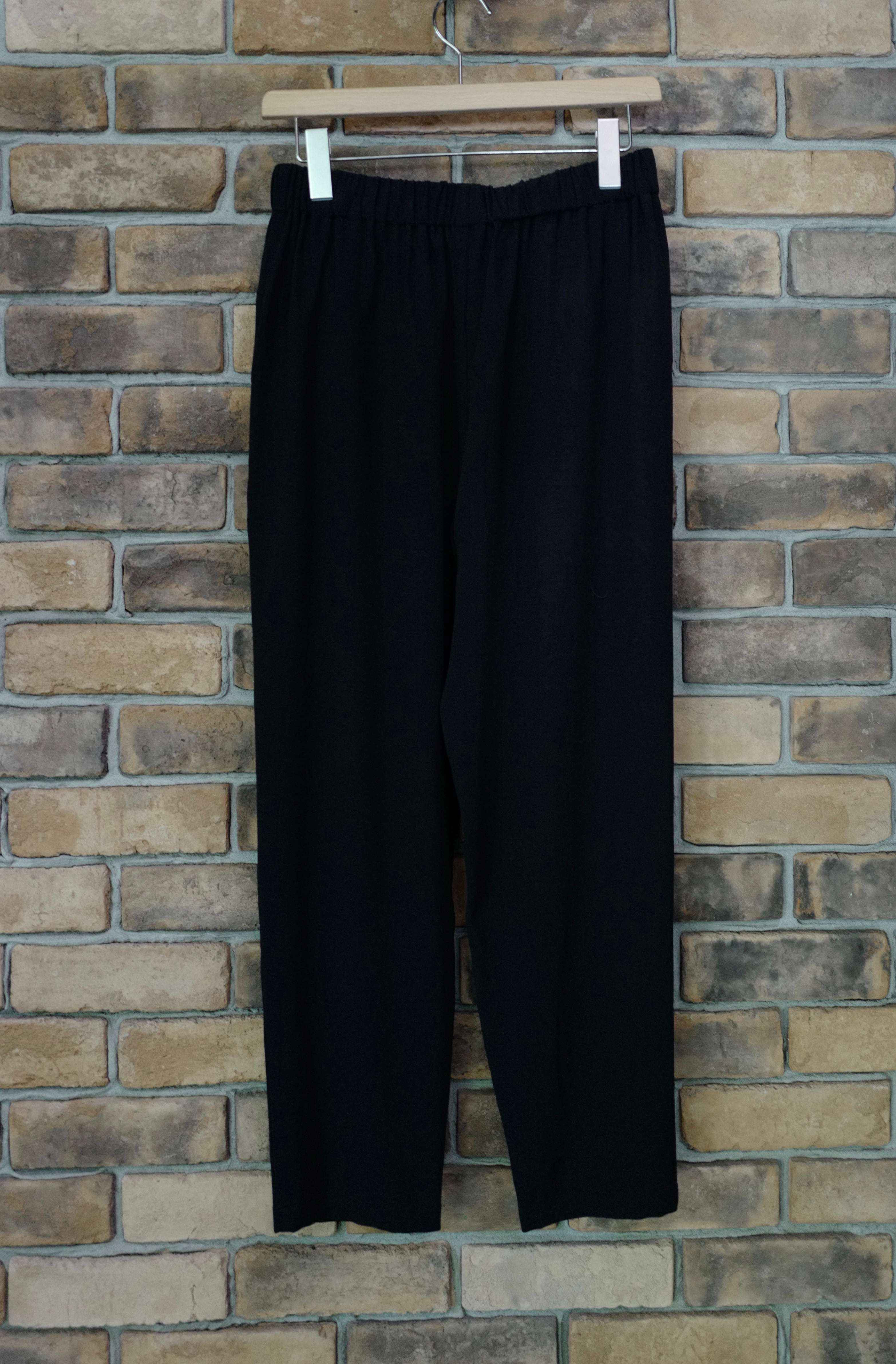 evam eva ｜cotton tuck pants (gray, black) | robin ASO