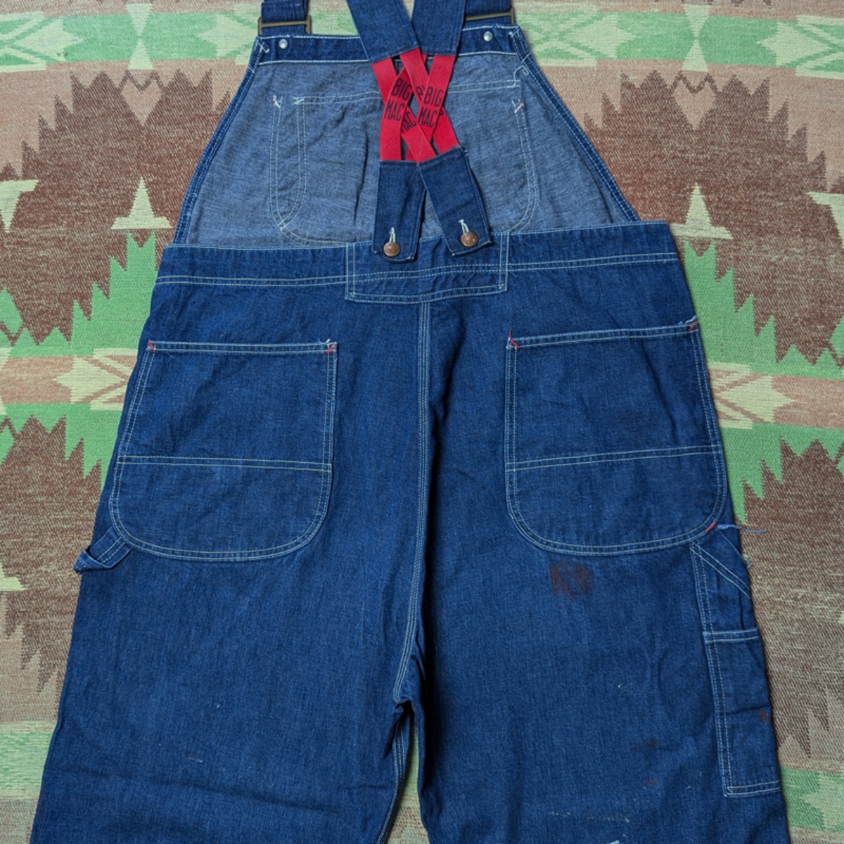 50s～ BIG MAC Low-Back Denim Overalls (W40) | Wonder Wear 