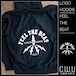 LOGO PRINT ZIP-UP HOODIE [FEEL THE BEAT]