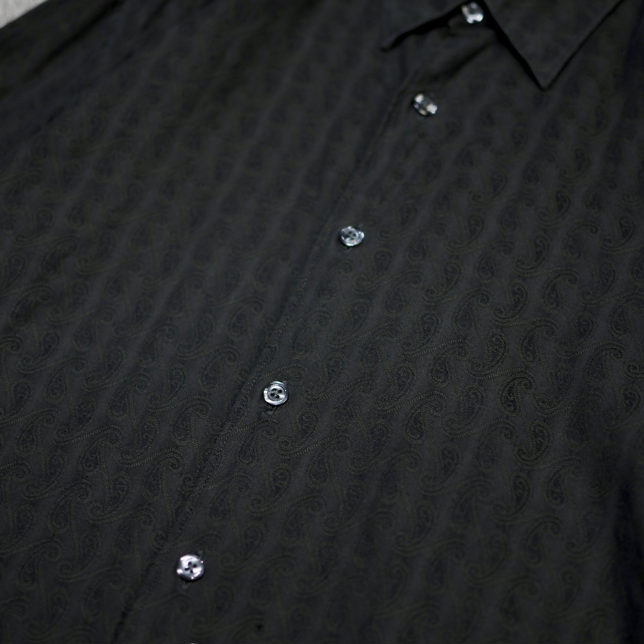 Perry Ellis paisley pattern rayon shirt