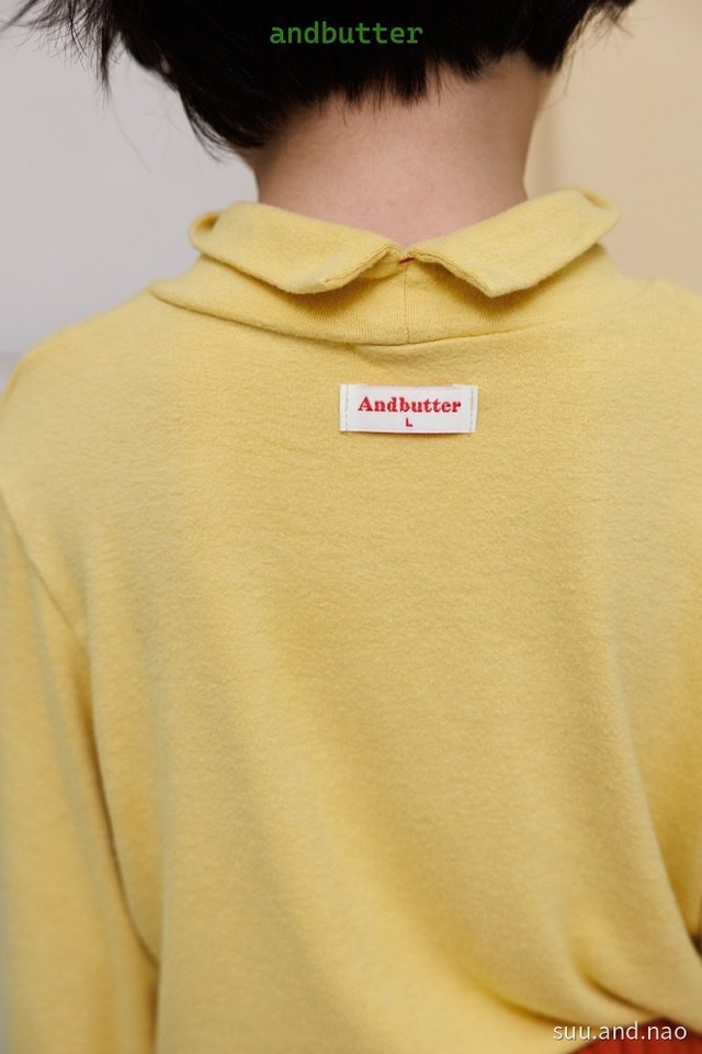 取寄:ANDBUTTER スリットタートルTシャツ/Jr※送料無料