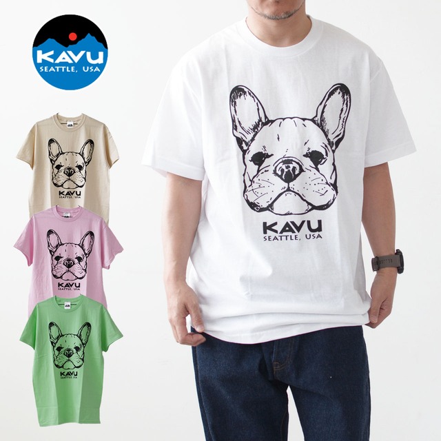 KAVU [カブー] Dog Tee [19822052] ドッグTシャツ・Tシャツ・半袖・キャンプ・登山・アウトドア・ショートスリーブ・MEN'S [2024SS]
