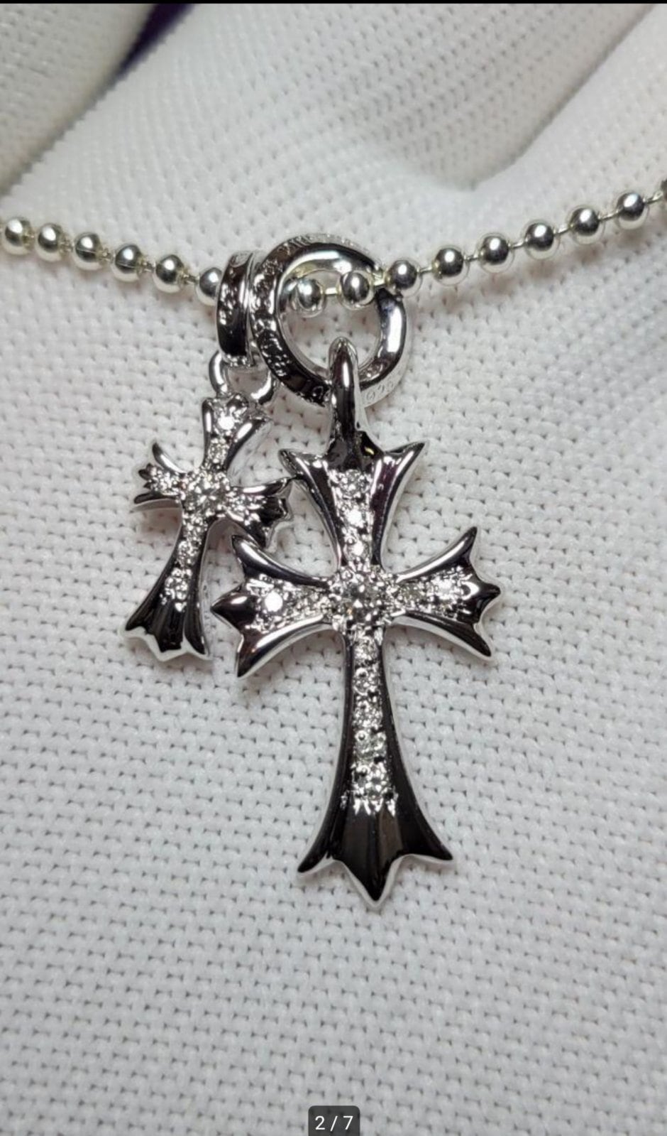 CHROME HEARTS クロムハーツ タイニー ベビーファット ダイヤ CHROME HEARTS クロムハーツ タイニー ベビーファット ダイヤ