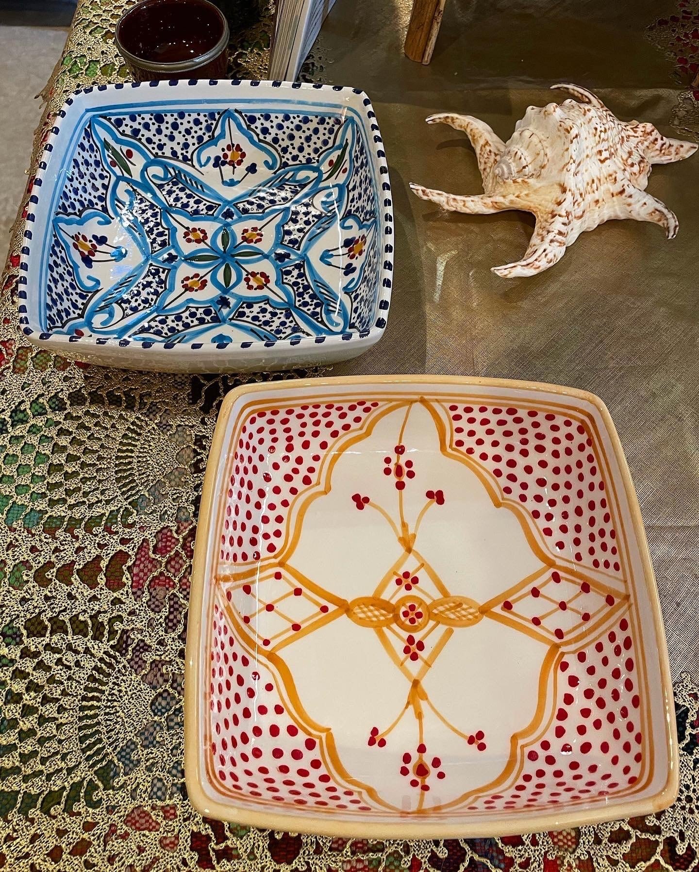 slama チュニジア製　プレート　民藝　絵皿 slama チュニジア製 プレート 民藝 絵皿