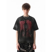 VINTAGE ストリート 幻影シルエットワッフル Tシャツ T2132