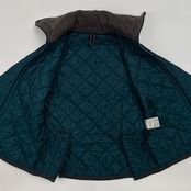 LAVENHAM ラベンハム ジップアップ キルティング ジャケット 34 /ブルー系/イギリス製/英国製