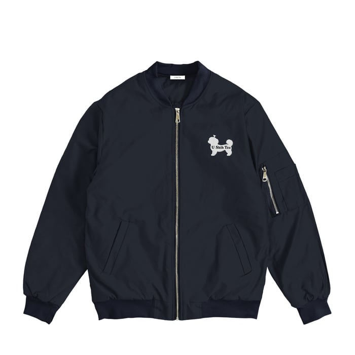U Shih Tzu MA1 Jacket Navy U5005