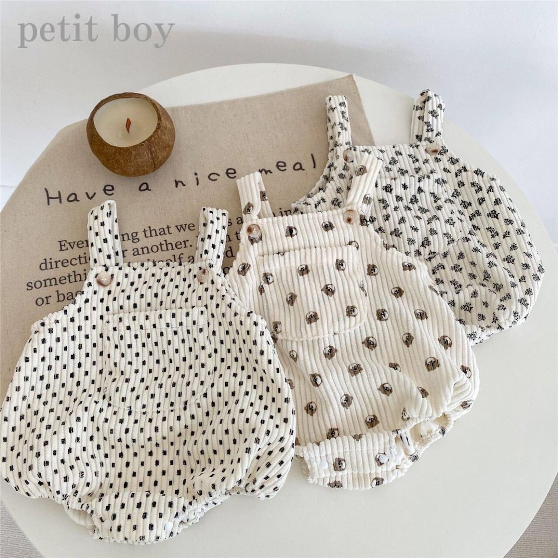 petit sex boys pb34】ベビー服 ロンパース ニット サロペット 可愛い 男の子 女の子 ユニセックス サロペット 韓国 | Pay ID