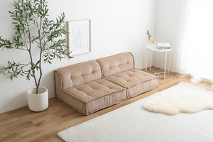 【2点セット】Chouchou 2人掛けフロアソファ