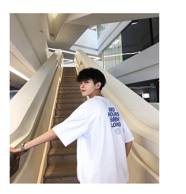 全2色 Tシャツ カットソー プリント カジュアル おしゃれ