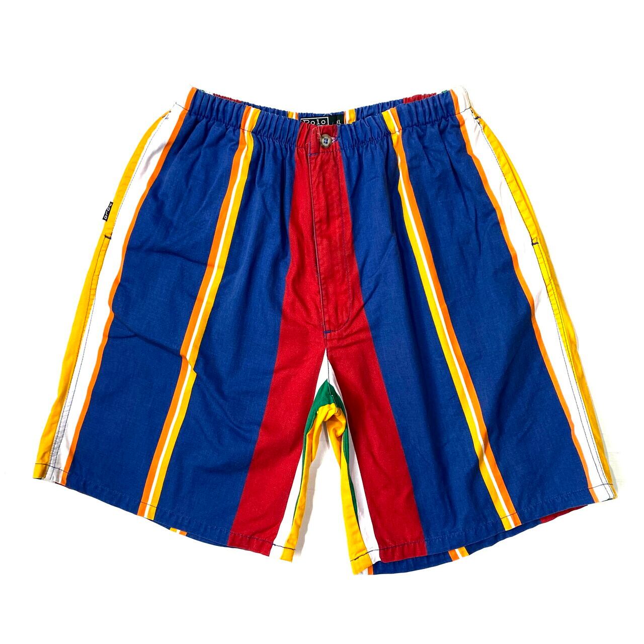80〜90年代 Lauren Ralph Lauren ラルフローレン ストライプ ショート