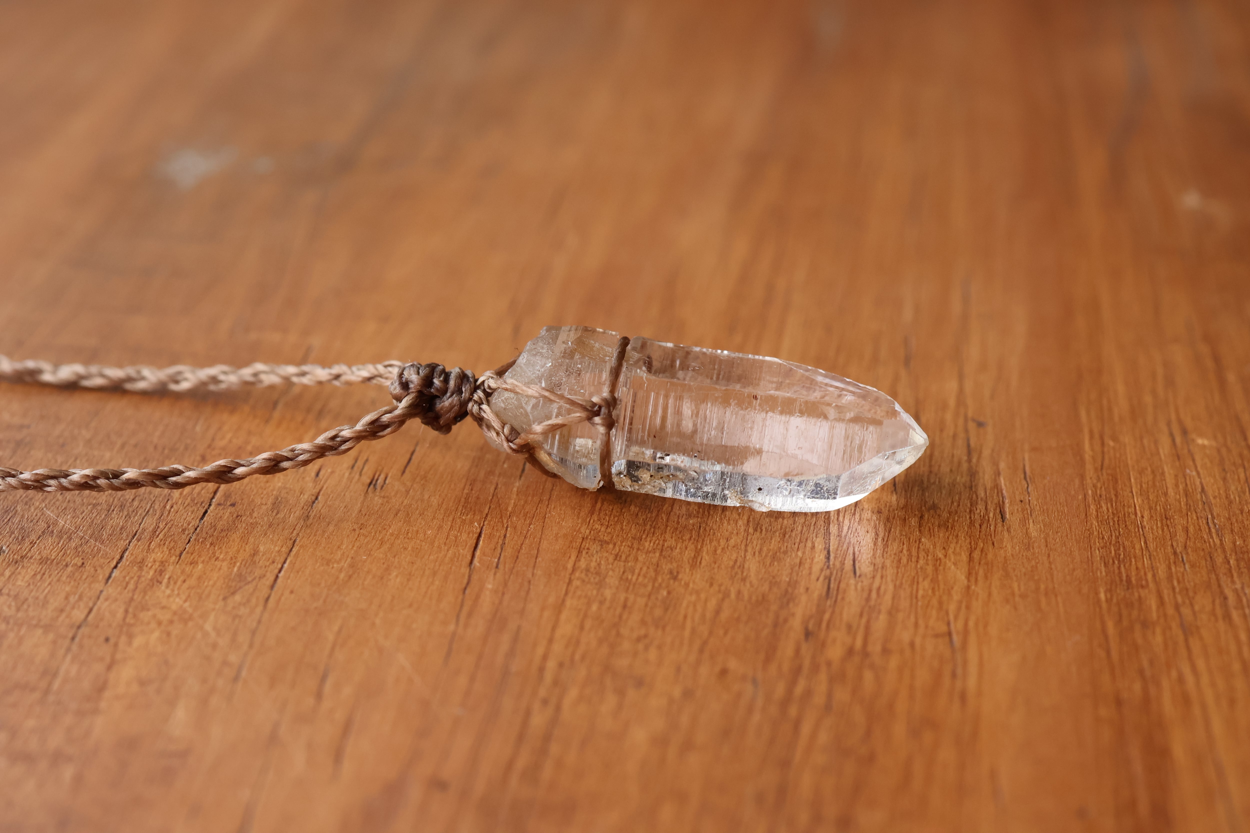 ヒマラヤ水晶ネックレス ガネーシュヒマール産 | 石垣島の夜光貝