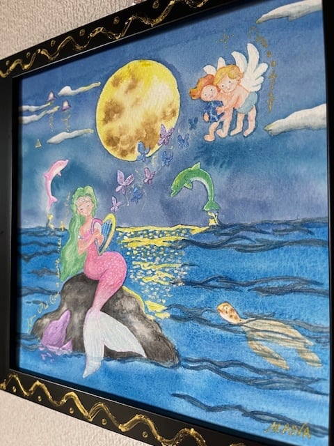 Mermaid by the Lemurian sea(原画) Mermaid by the Lemurian sea(原画)