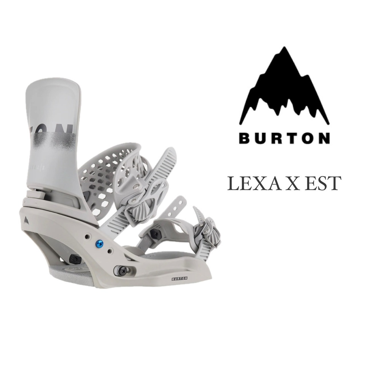 23-24年モデル . BURTON . 『 LEXA X EST 』. Gray logo . バートン  