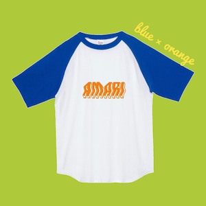 【期間限定SALE】配色ロゴラグランTシャツ 3color