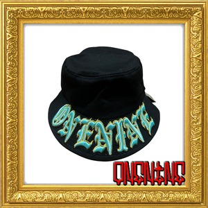 3DLOGO　BUCKET　HAT（GOLD×TURQUOISE）